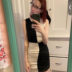 NanaMacs Black & Cream Dress Size Small